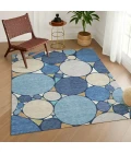 Addison Rugs Chantille Blue ACN2516 8ft. x 10ft. Rect. Rug