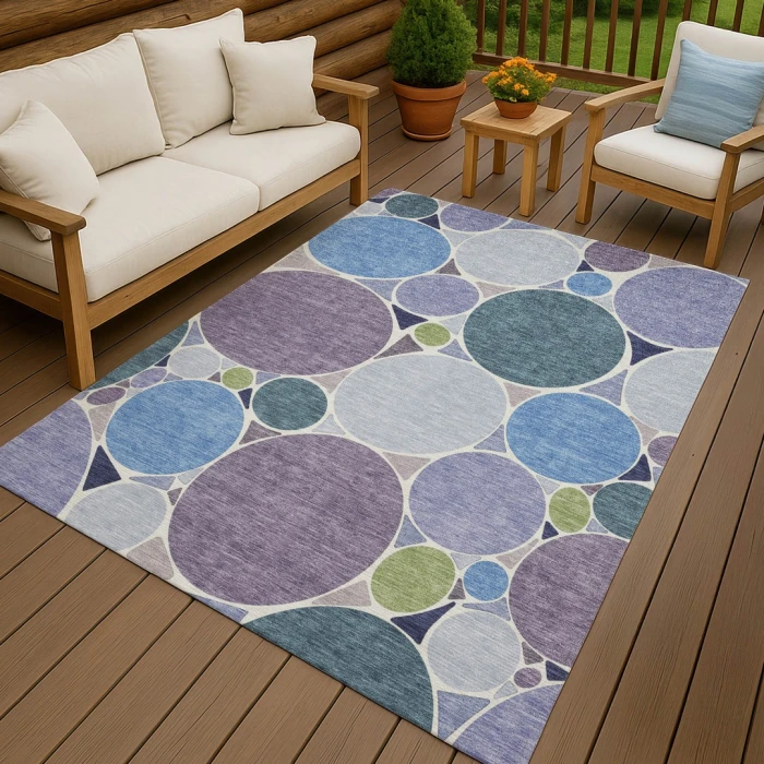 Addison Rugs Chantille Purple ACN2516 5ft. x 7ft.6in. Rect. Rug