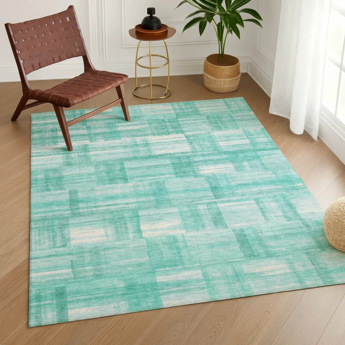 Addison Rugs Chantille Teal ACN2517 9ft. x 12ft. Rect. Rug