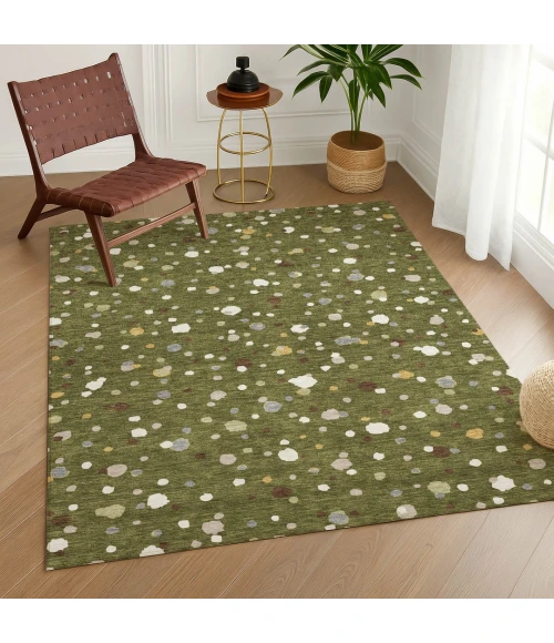 Addison Rugs Chantille Green ACN2518 9ft. x 12ft. Rect. Rug