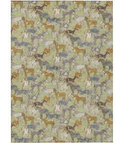 Addison Rugs Chantille Green ACN2520 9ft. x 12ft. Rect. Rug