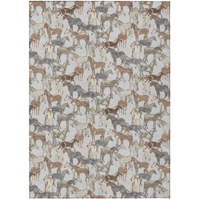 Addison Rugs Chantille Gray ACN2520 9ft. x 12ft. Rect. Rug