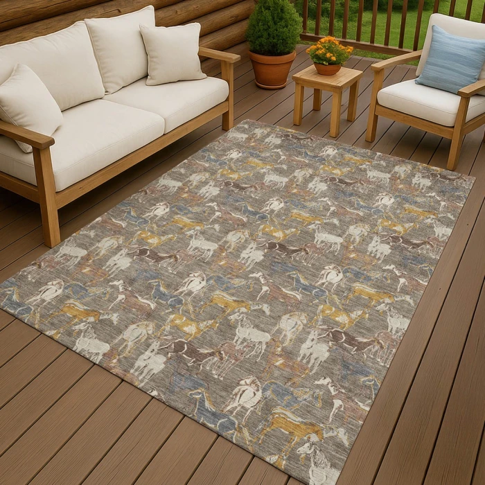Addison Rugs Chantille Brown ACN2520 8ft. x 10ft. Rect. Rug