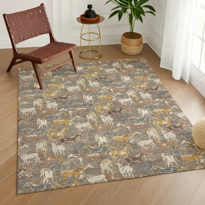 Addison Rugs Chantille Brown ACN2520 8ft. x 10ft. Rect. Rug