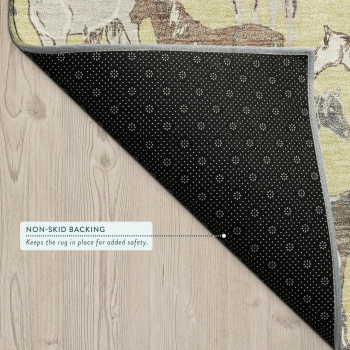 Addison Rugs Chantille Gold ACN2520 5ft. x 7ft.6in. Rect. Rug