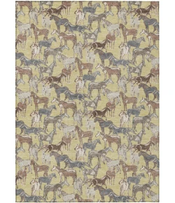 Addison Rugs Chantille Gold ACN2520 5ft. x 7ft.6in. Rect. Rug