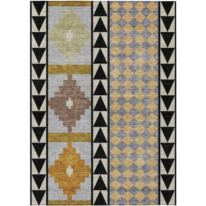 Addison Rugs Chantille Black ACN2522 8ft. x 10ft. Rect. Rug