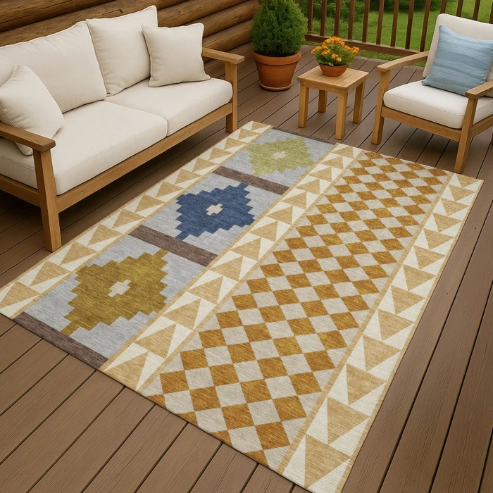 Addison Rugs Chantille Orange ACN2522 8ft. x 10ft. Rect. Rug