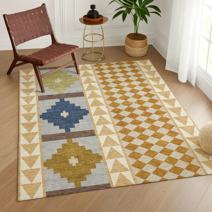 Addison Rugs Chantille Orange ACN2522 8ft. x 10ft. Rect. Rug