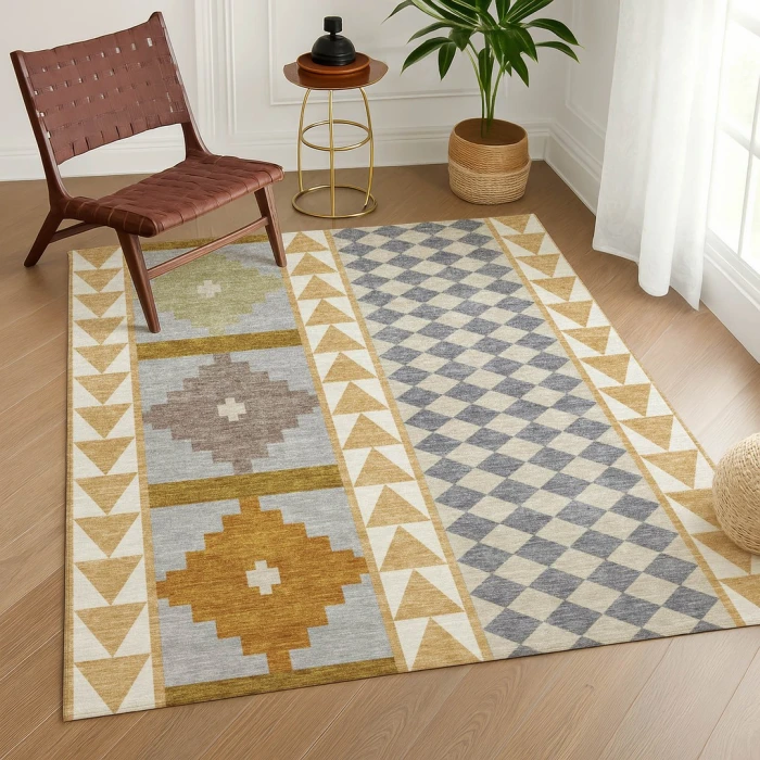 Addison Rugs Chantille Gold ACN2522 8ft. x 10ft. Rect. Rug