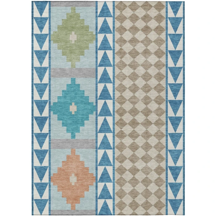 Addison Rugs Chantille Teal ACN2522 8ft. x 10ft. Rect. Rug
