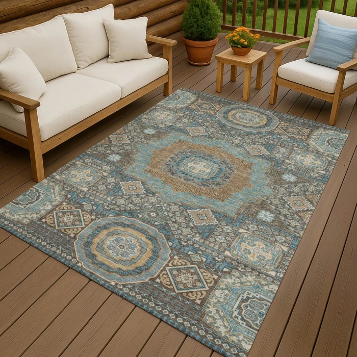 Addison Rugs Chantille Brown ACN2525 5ft. x 7ft.6in. Rect. Rug