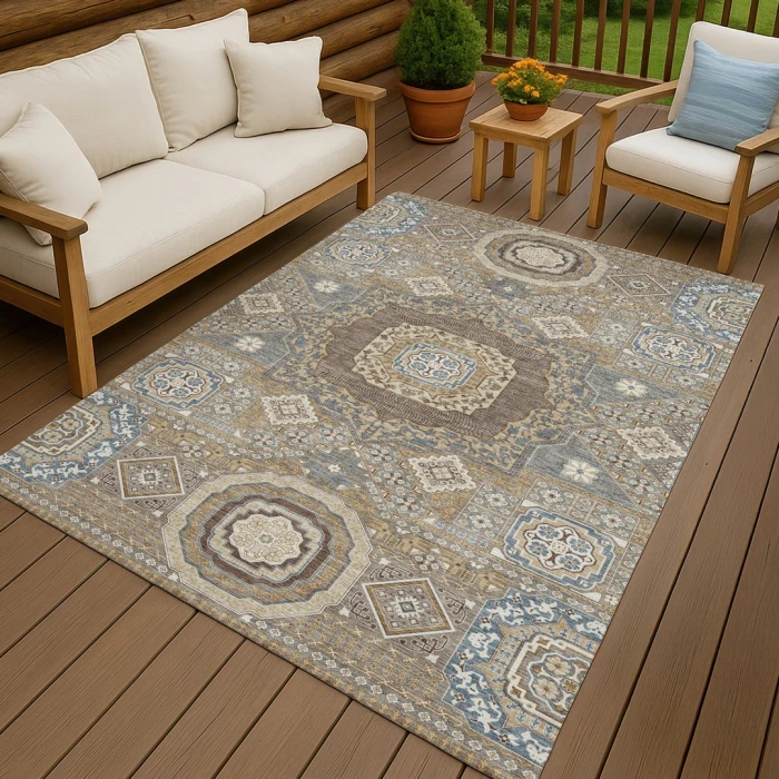 Addison Rugs Chantille Brown ACN2525 9ft. x 12ft. Rect. Rug
