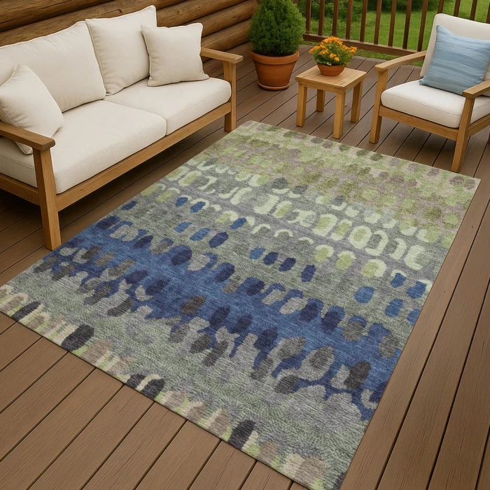 Addison Rugs Chantille Green ACN2529 5ft. x 7ft.6in. Rect. Rug