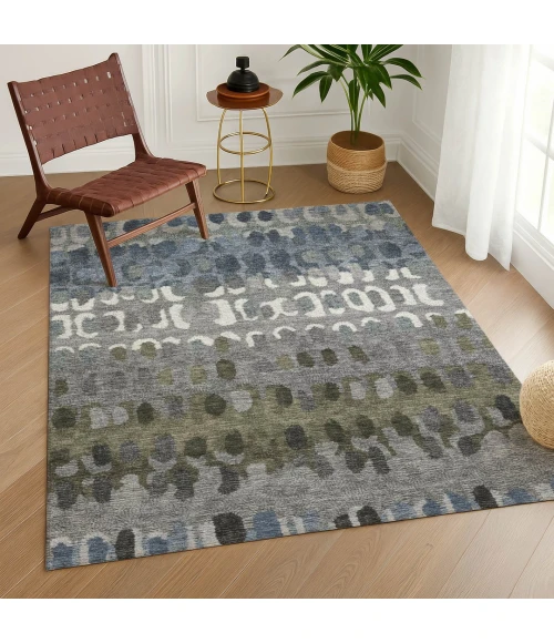 Addison Rugs Chantille Blue ACN2529 5ft. x 7ft.6in. Rect. Rug