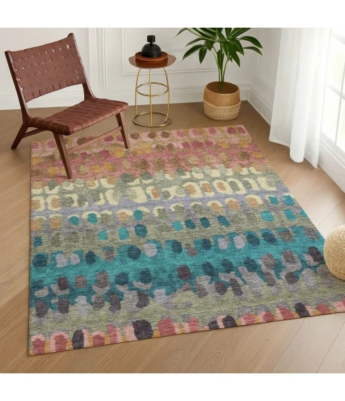 Addison Rugs Chantille Pink ACN2529 9ft. x 12ft. Rect. Rug