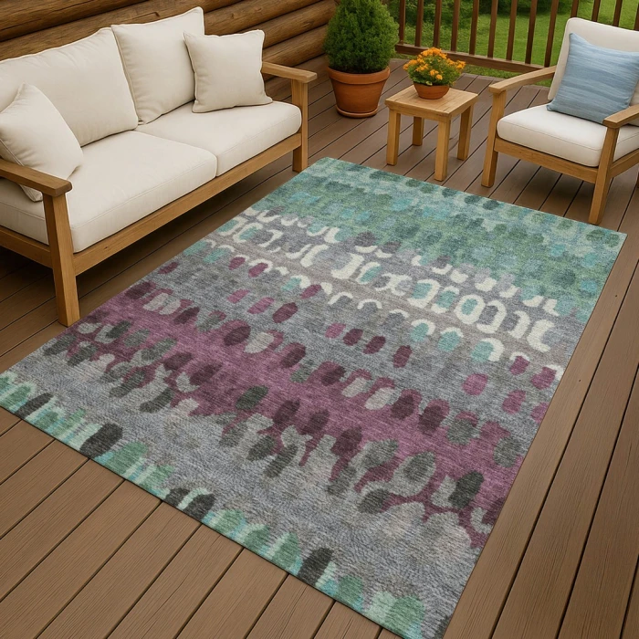 Addison Rugs Chantille Teal ACN2529 5ft. x 7ft.6in. Rect. Rug