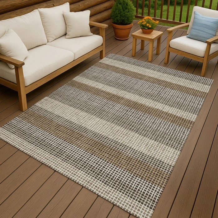 Addison Rugs Chantille Brown ACN2530 5ft. x 7ft.6in. Rect. Rug