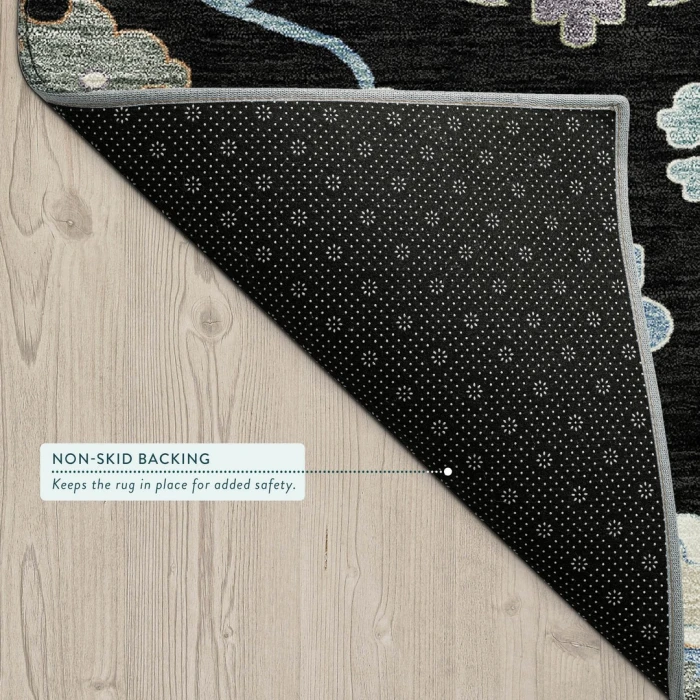 Addison Rugs Chantille Black ACN2532 5ft. x 7ft.6in. Rect. Rug