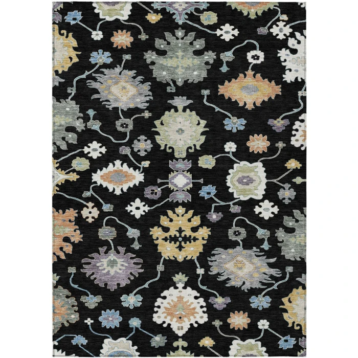 Addison Rugs Chantille Black ACN2532 5ft. x 7ft.6in. Rect. Rug