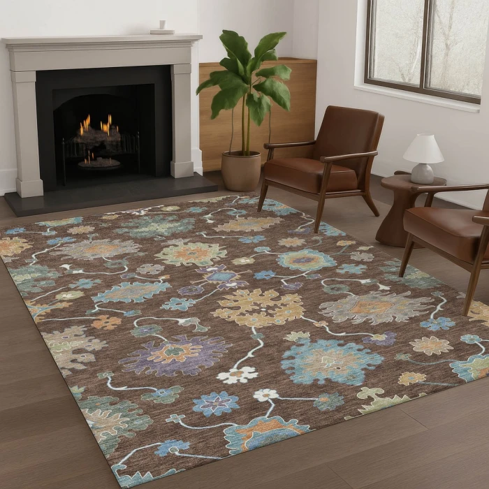 Addison Rugs Chantille Brown ACN2532 9ft. x 12ft. Rect. Rug
