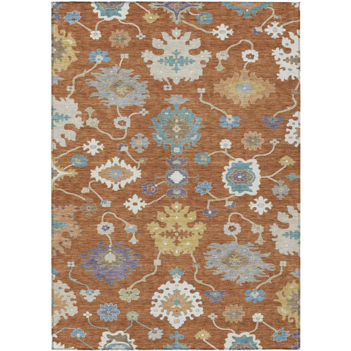 Addison Rugs Chantille Orange ACN2532 5ft. x 7ft.6in. Rect. Rug