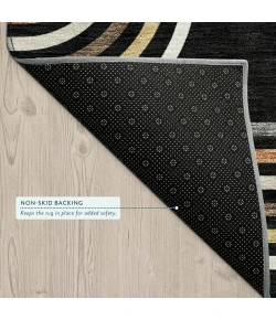 Addison Rugs Chantille Black ACN2535 5ft. x 7ft.6in. Rect. Rug