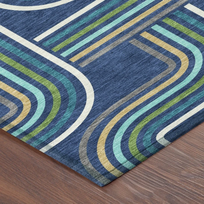 Addison Rugs Chantille Blue ACN2535 5ft. x 7ft.6in. Rect. Rug