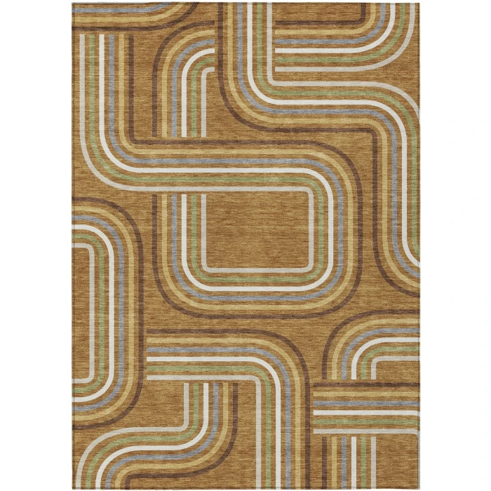 Addison Rugs Chantille Orange ACN2535 8ft. x 10ft. Rect. Rug