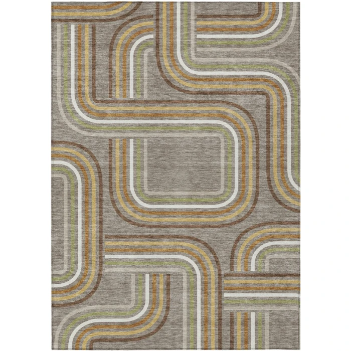 Addison Rugs Chantille Brown ACN2535 8ft. x 10ft. Rect. Rug