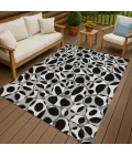 Addison Rugs Chantille Black ACN2536 9ft. x 12ft. Rect. Rug