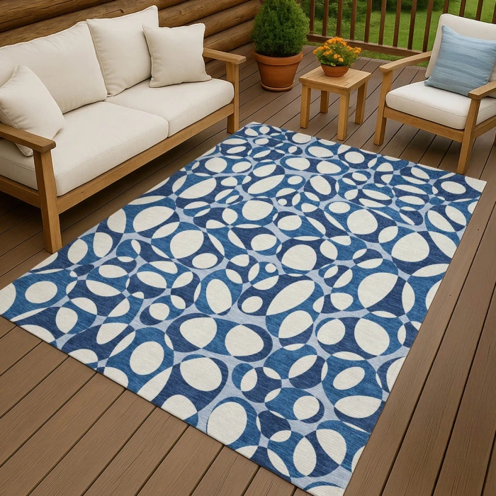 Addison Rugs Chantille Blue ACN2536 5ft. x 7ft.6in. Rect. Rug