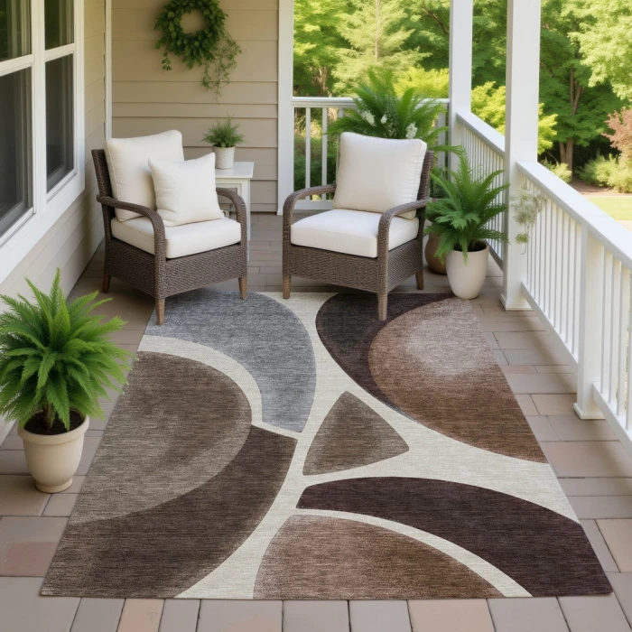 Addison Rugs Chantille Brown ACN2537 8ft. x 10ft. Rect. Rug