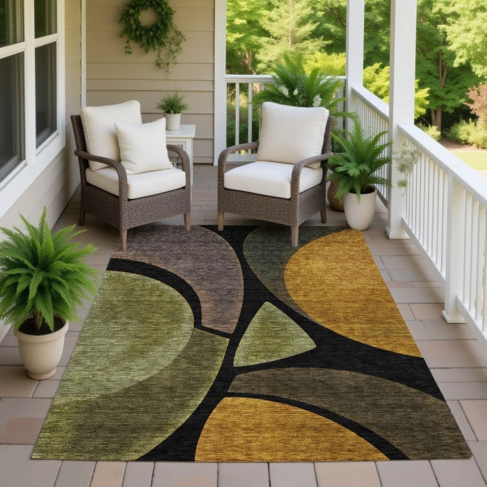Addison Rugs Chantille Black ACN2537 8ft. x 10ft. Rect. Rug