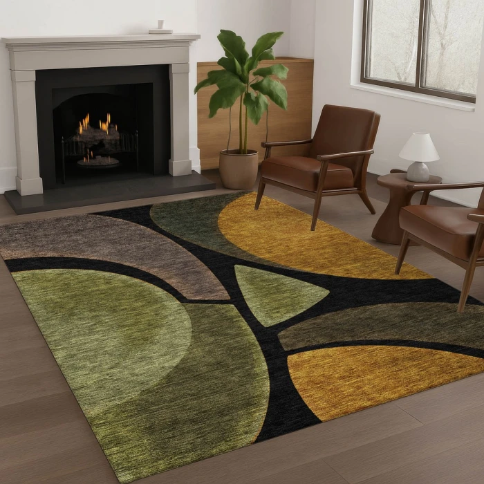 Addison Rugs Chantille Black ACN2537 8ft. x 10ft. Rect. Rug