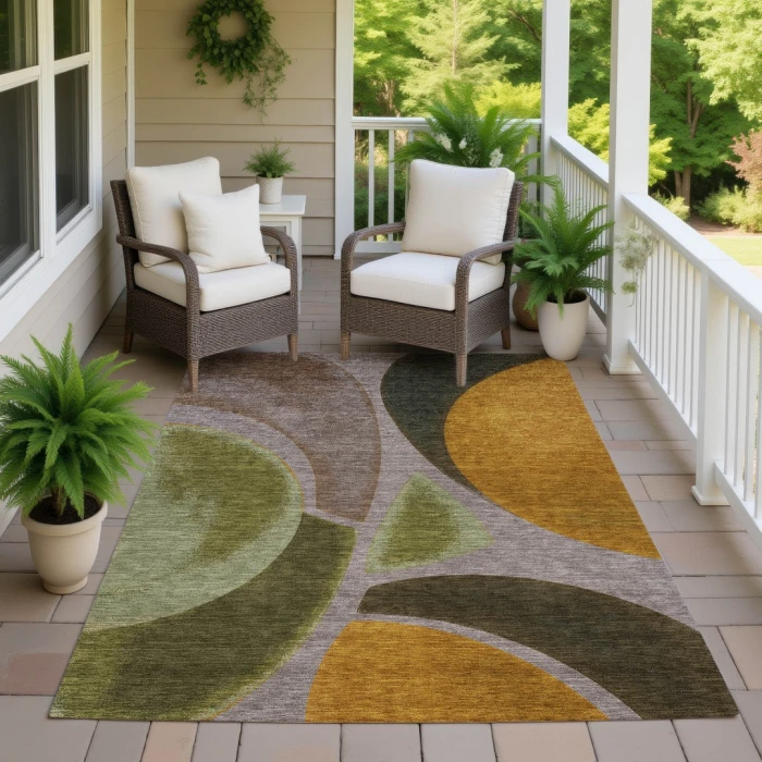 Addison Rugs Chantille Brown ACN2537 9ft. x 12ft. Rect. Rug