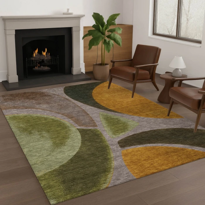 Addison Rugs Chantille Brown ACN2537 9ft. x 12ft. Rect. Rug