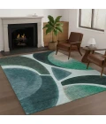 Addison Rugs Chantille Teal ACN2537 5ft. x 7ft.6in. Rect. Rug