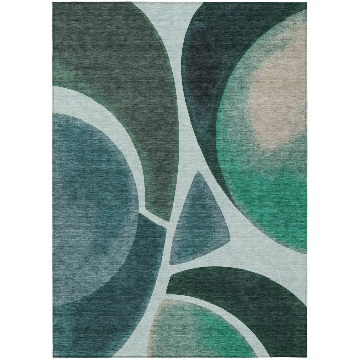 Addison Rugs Chantille Teal ACN2537 5ft. x 7ft.6in. Rect. Rug