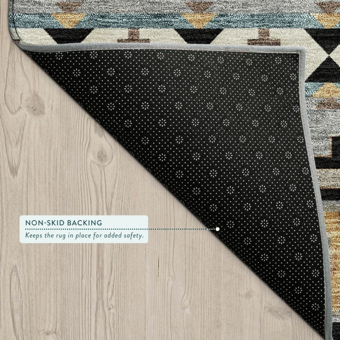 Addison Rugs Chantille Black ACN2539 5ft. x 7ft.6in. Rect. Rug