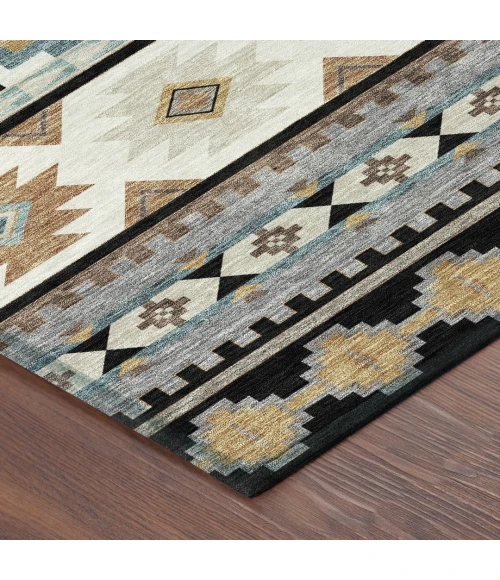 Addison Rugs Chantille Black ACN2539 8ft. x 10ft. Rect. Rug