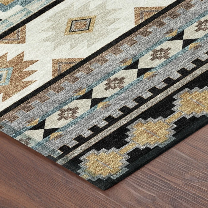 Addison Rugs Chantille Black ACN2539 5ft. x 7ft.6in. Rect. Rug