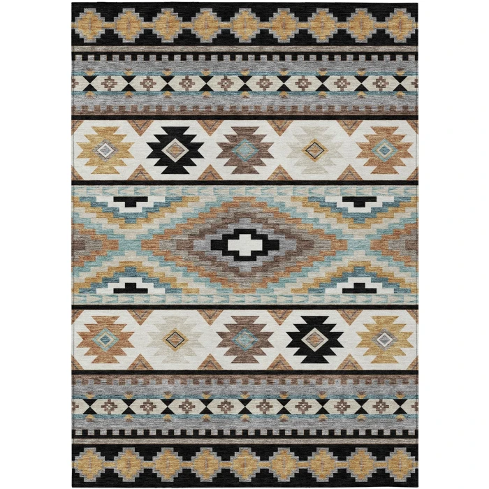 Addison Rugs Chantille Black ACN2539 5ft. x 7ft.6in. Rect. Rug