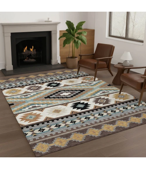 Addison Rugs Chantille Brown ACN2539 8ft. x 10ft. Rect. Rug