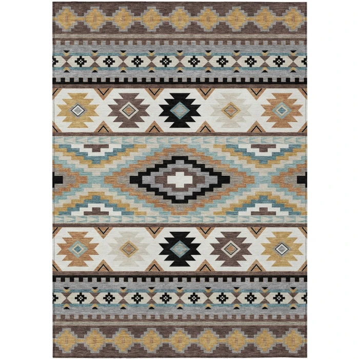 Addison Rugs Chantille Brown ACN2539 9ft. x 12ft. Rect. Rug