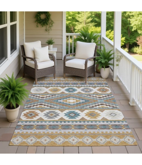 Addison Rugs Chantille Gold ACN2539 8ft. x 10ft. Rect. Rug