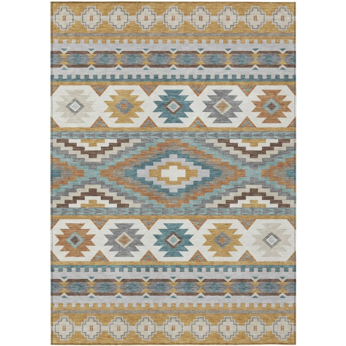 Addison Rugs Chantille Gold ACN2539 5ft. x 7ft.6in. Rect. Rug