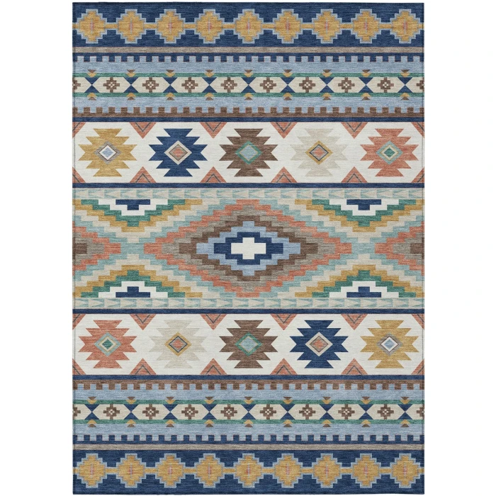 Addison Rugs Chantille Blue ACN2539 5ft. x 7ft.6in. Rect. Rug