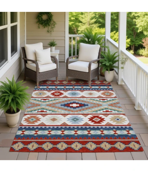 Addison Rugs Chantille Red ACN2539 8ft. x 10ft. Rect. Rug