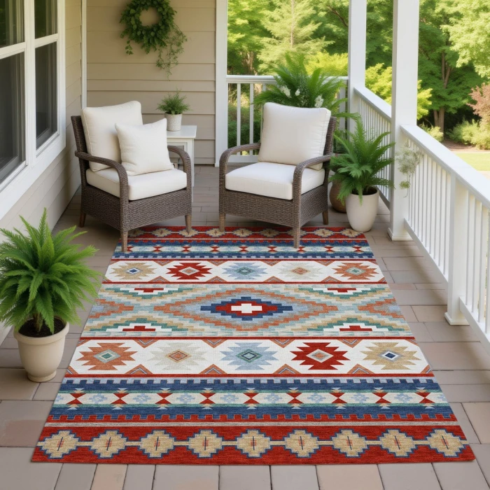 Addison Rugs Chantille Red ACN2539 5ft. x 7ft.6in. Rect. Rug